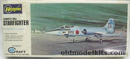 Hasegawa 1/72 Lockheed F-104G / CF-104 or F-104J - Luftwaffe - Canadian or Japanese Air Forces, JS013-130 plastic model kit